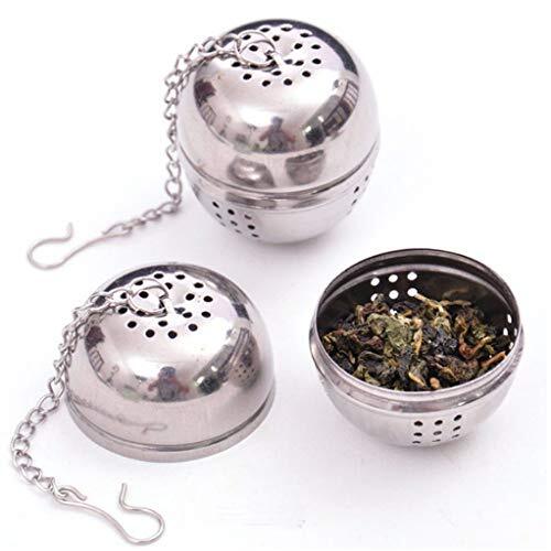 2pc Stainless Steel Ball Shape Tea Infuser Ball Tea Infuser Tea Leaf Filter