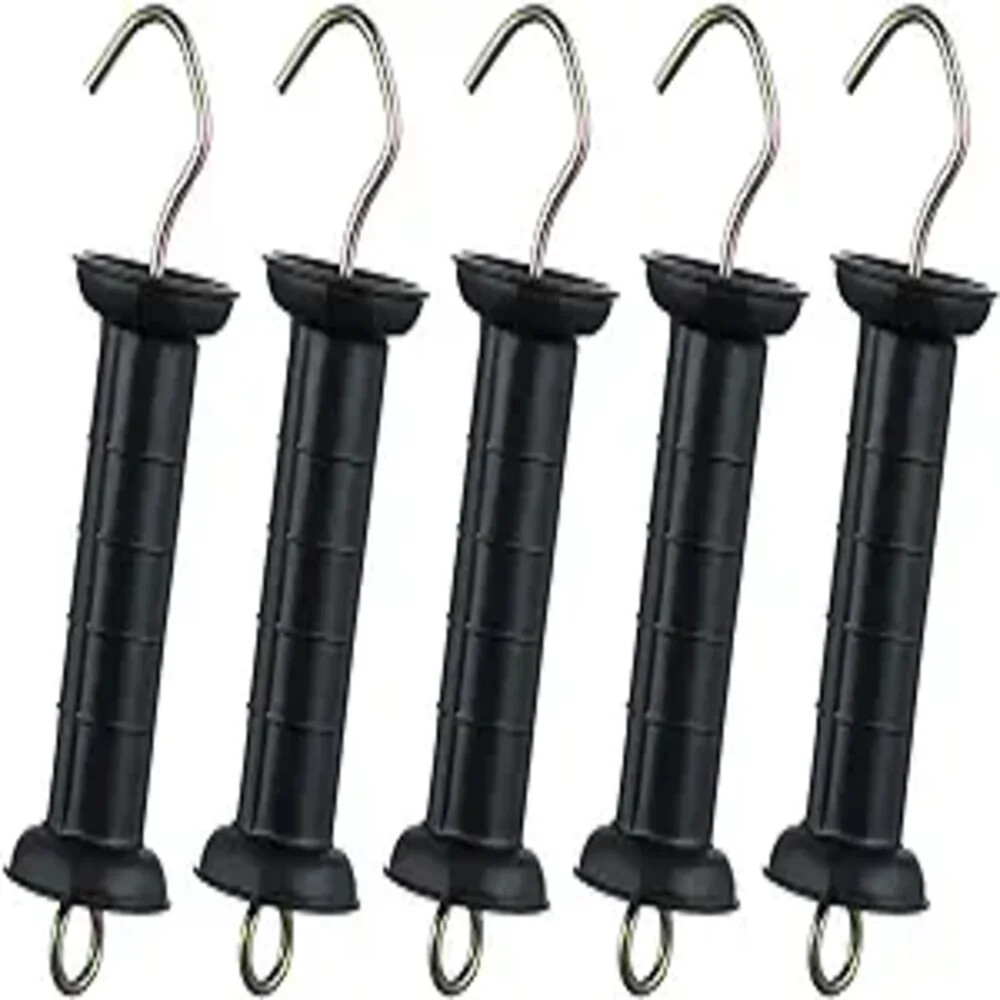 5 Pack Plastic Electric Fence Gate Handle Insulators Gate Handle with Spring