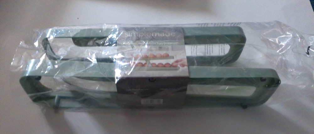 SimpleMade Rolldown Refrigerator Egg Dispenser - Sage - 2-Tier - Brand New!!