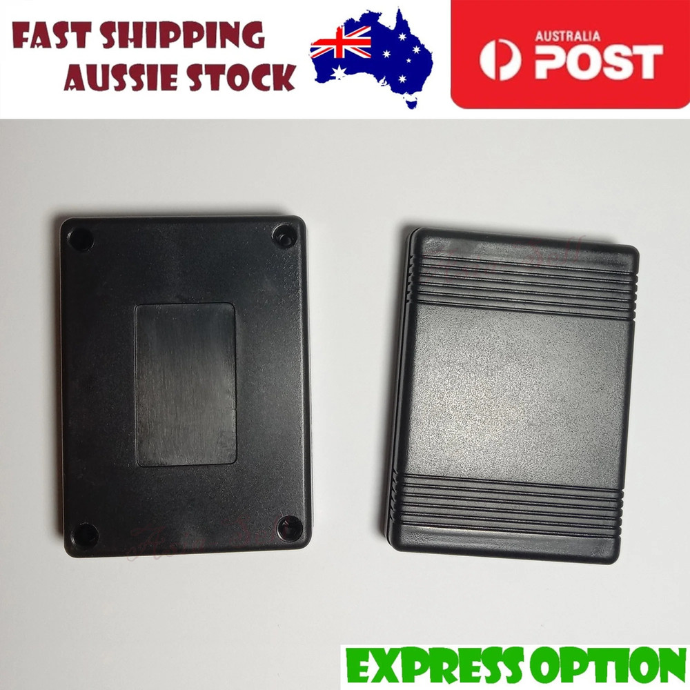 2x Project Boxes 90x65x36mm Electronic Enclosure Junction Black