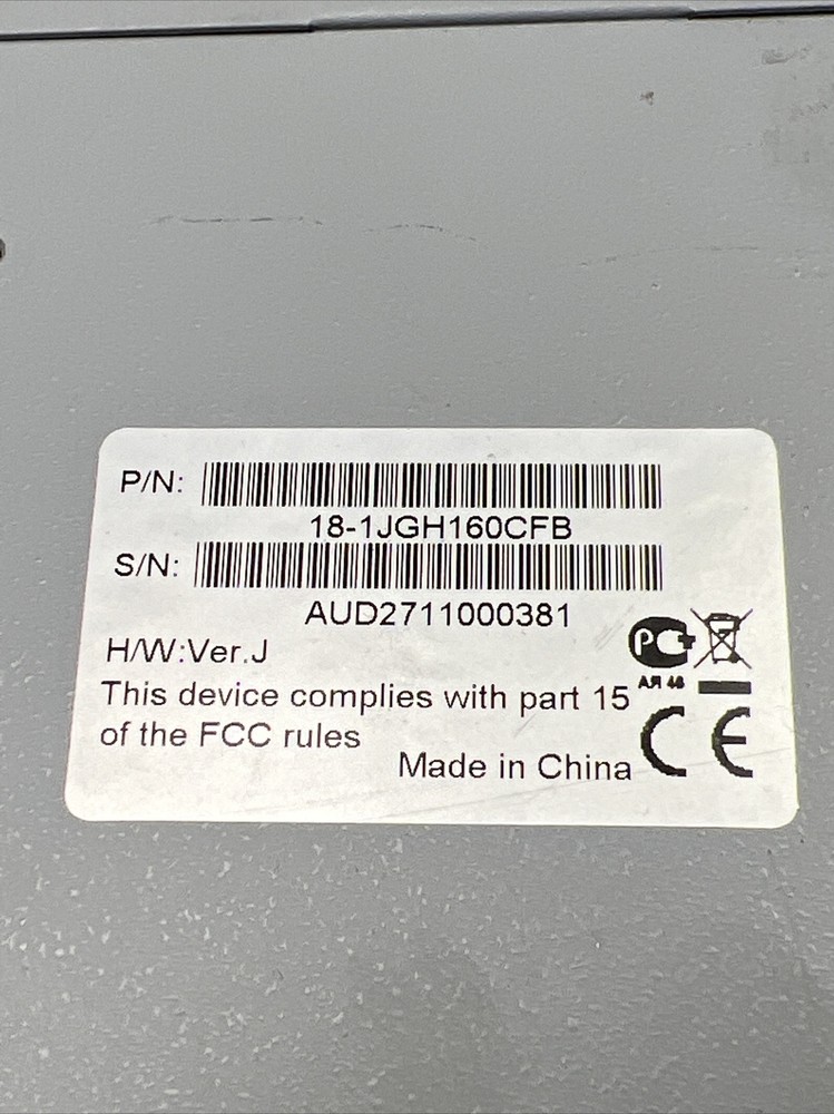 Used CNet Power Switch Ethernet Switch CSH-1600 With AC Cable