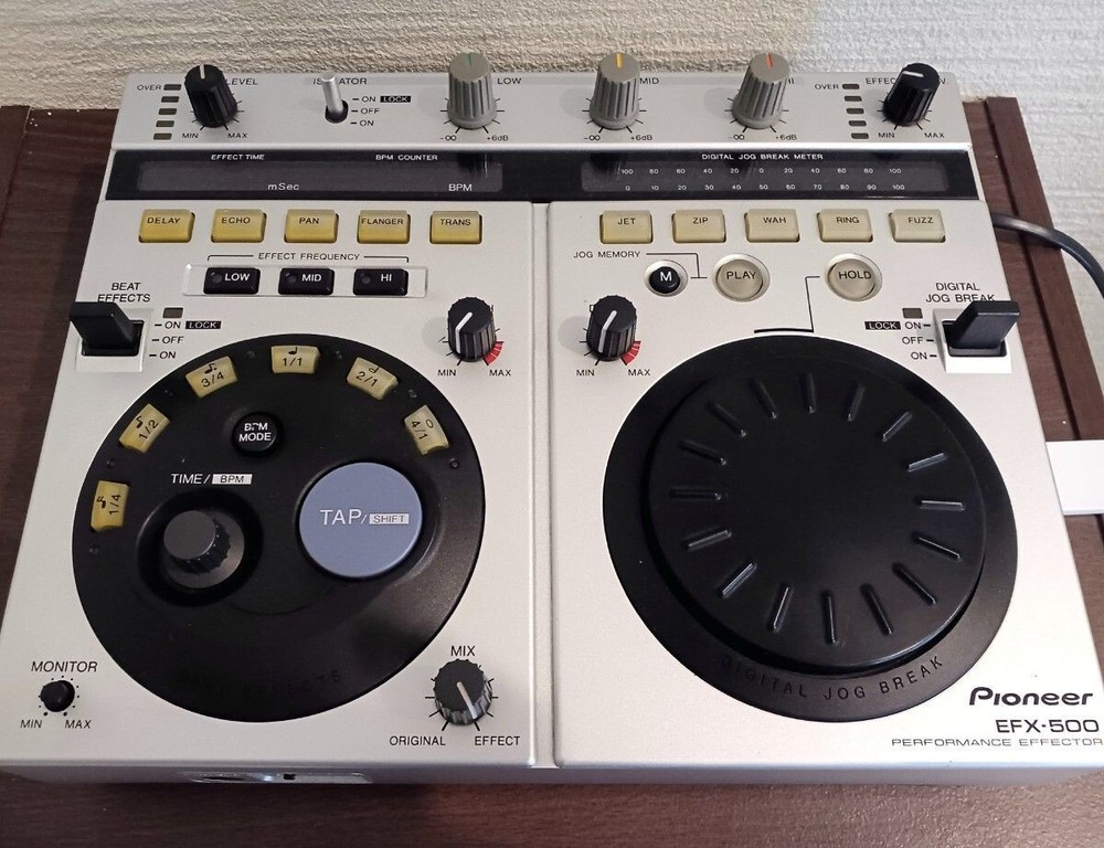 Pioneer DJ EFX-500 Silver Effects Box Audio Effector Mixer Controller