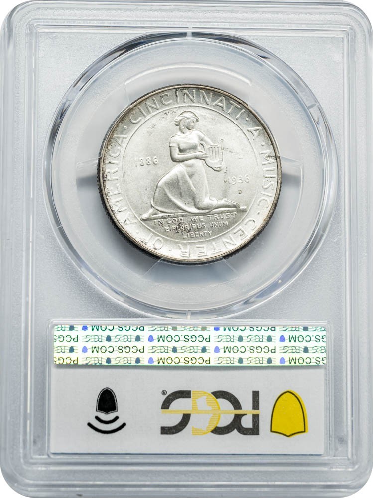 1936-D Cincinnati Half 50c MS66+ Secure PCGS 950970-7