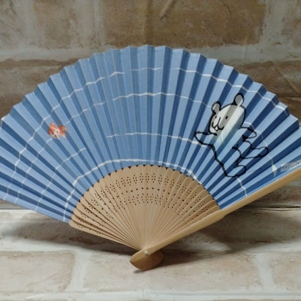 Folding Sensu Fan Paccho Fire Bear Unused