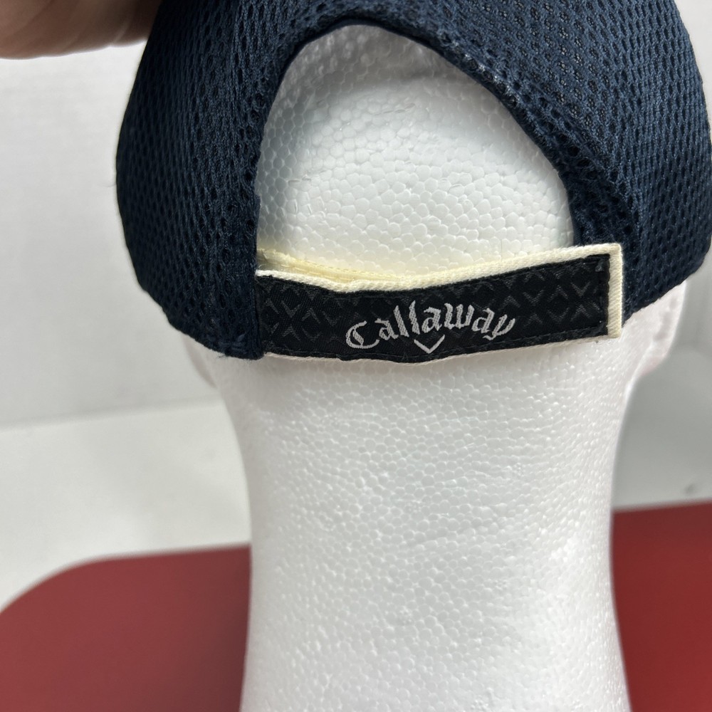CALLAWAY 1982 Golf Black & White Strapback Adj Mesh Back Trucker Hat Cap