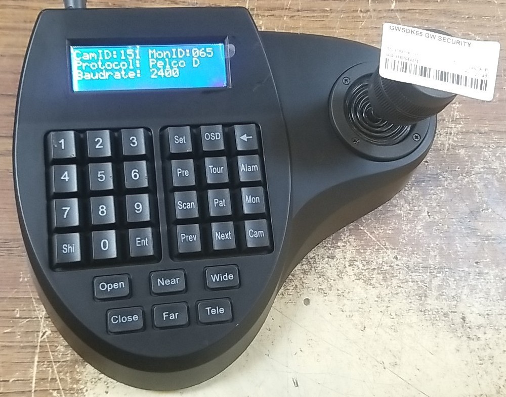 GW SECURITY GWSDK65 Joystick Keyboard Controller. *READ⬇️*
