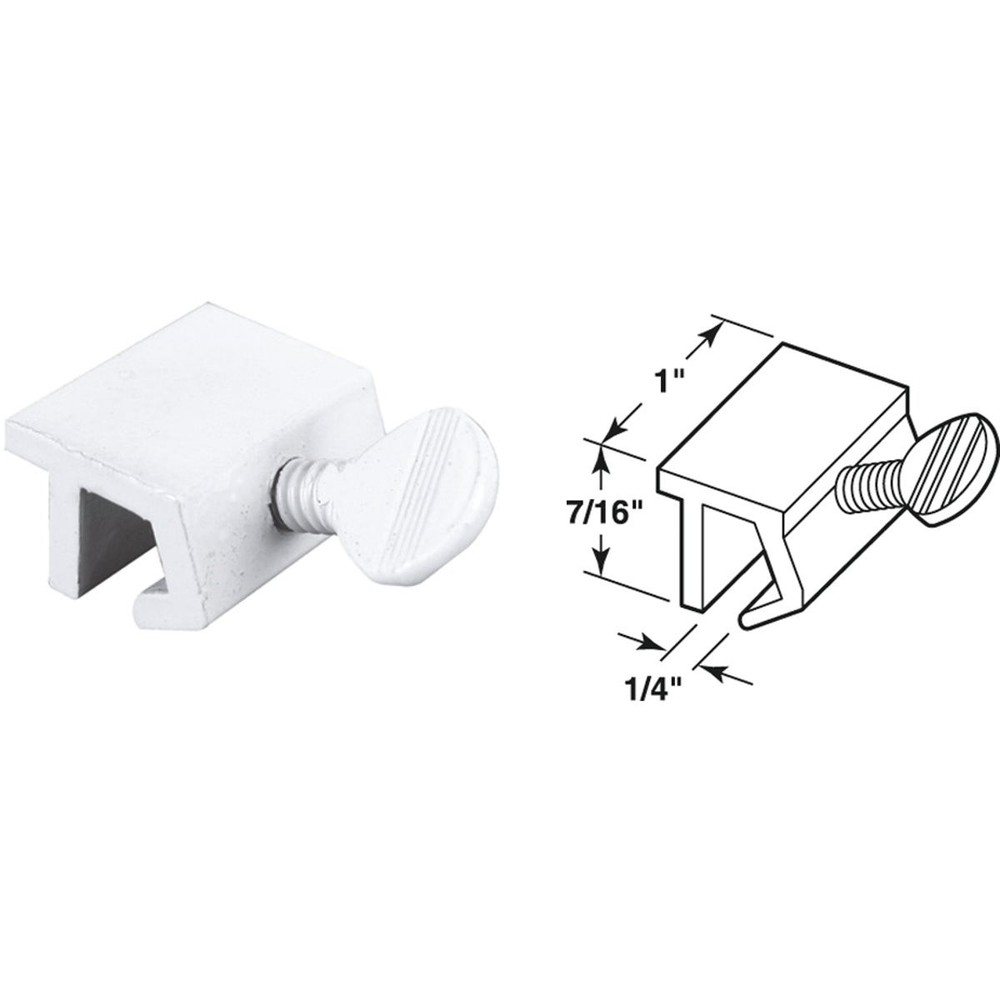 Defender Security White Heavy-Duty Sliding Window Lock (2 Count) U 9982