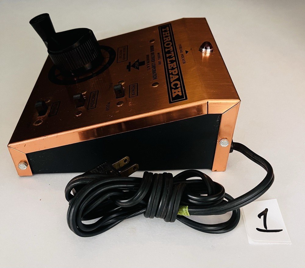 MRC Throttle Pack HO Train Control Model 500 With Box - TESTED WORKS