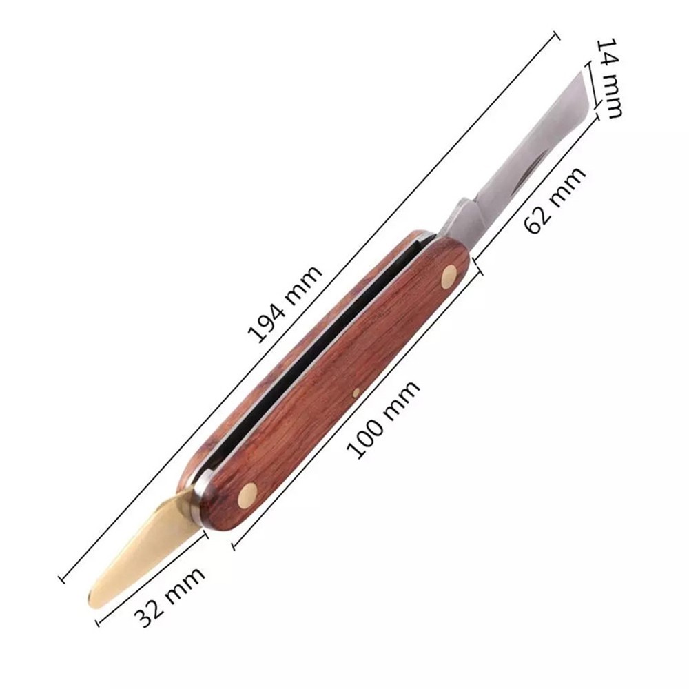 Gardening Tool Grafting Tool Wood Handle Budding Grafting Knife