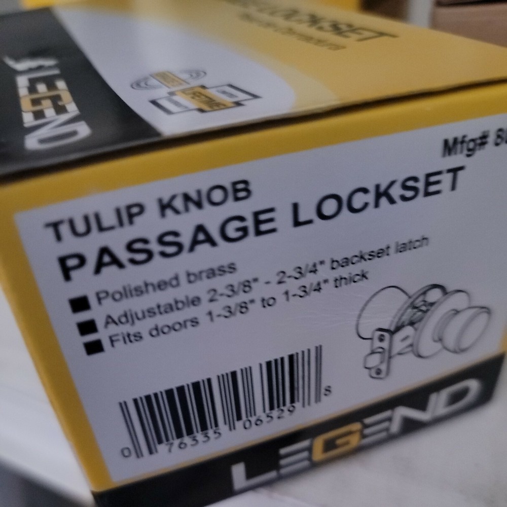 Legend Passage Brass Door Knob