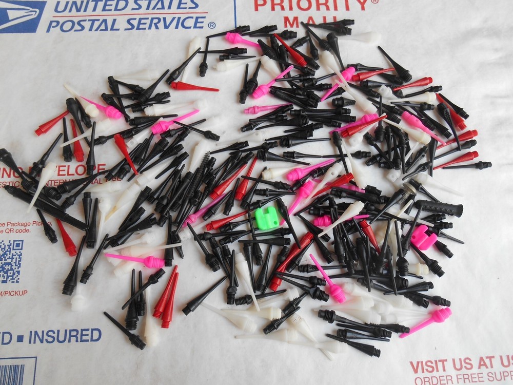 294 soft tip ASSORTED DART TIPS.