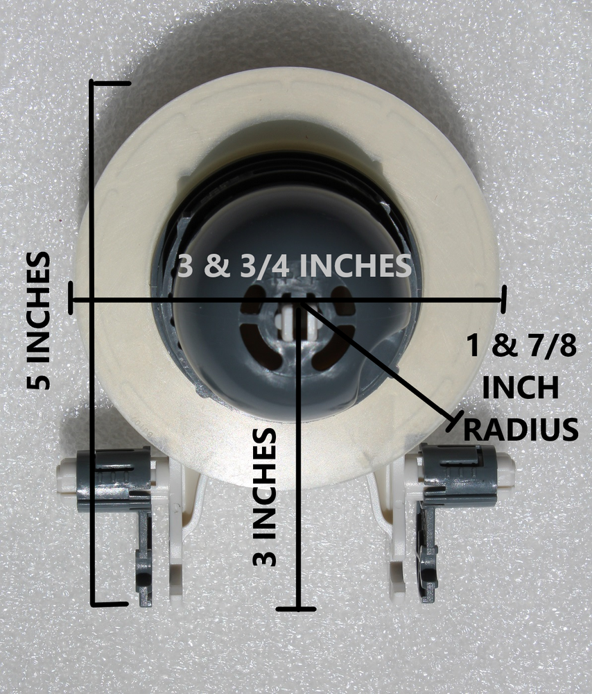 3-inch Removable Nipple Flapper w/ 2 Extra Silicone Seals, Universal Flapper