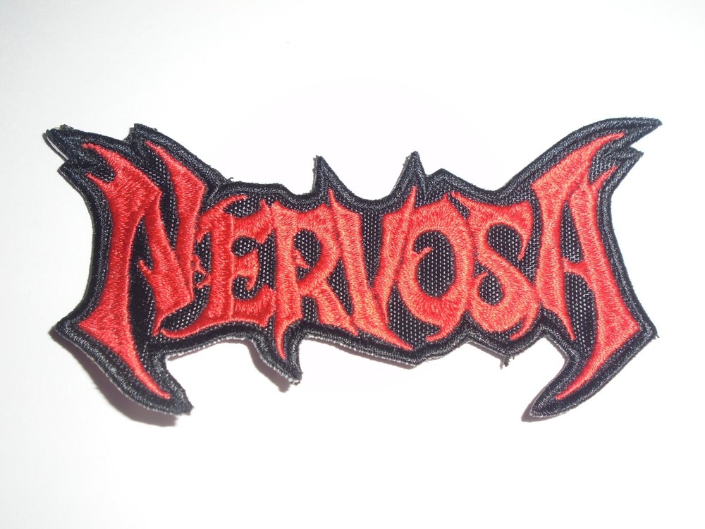 NERVOSA THRASH METAL EMBROIDERED PATCH