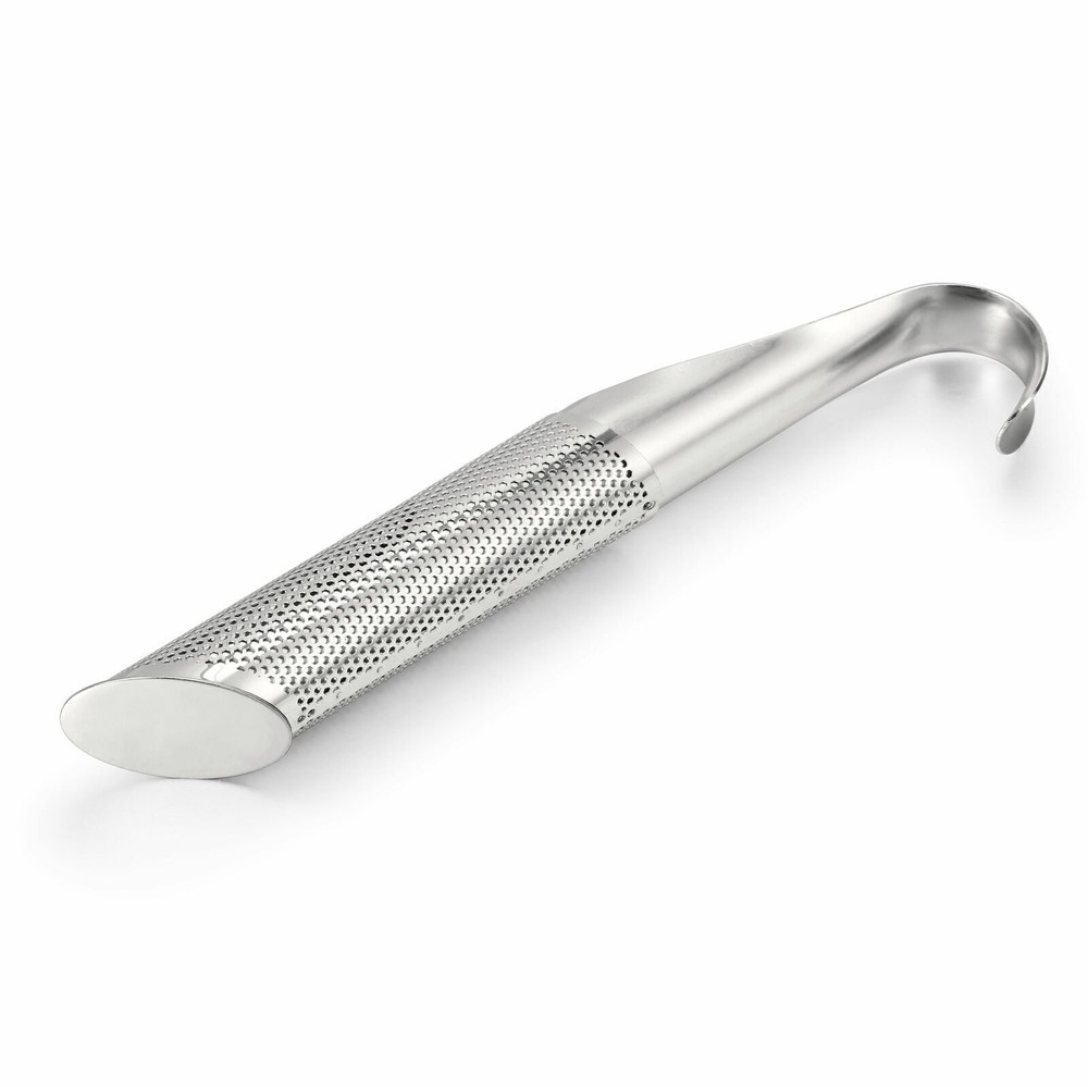 Stainless Steel Tea Diffuser Tea Stick Strainer Tea Infuser Pipe w Hook Handle