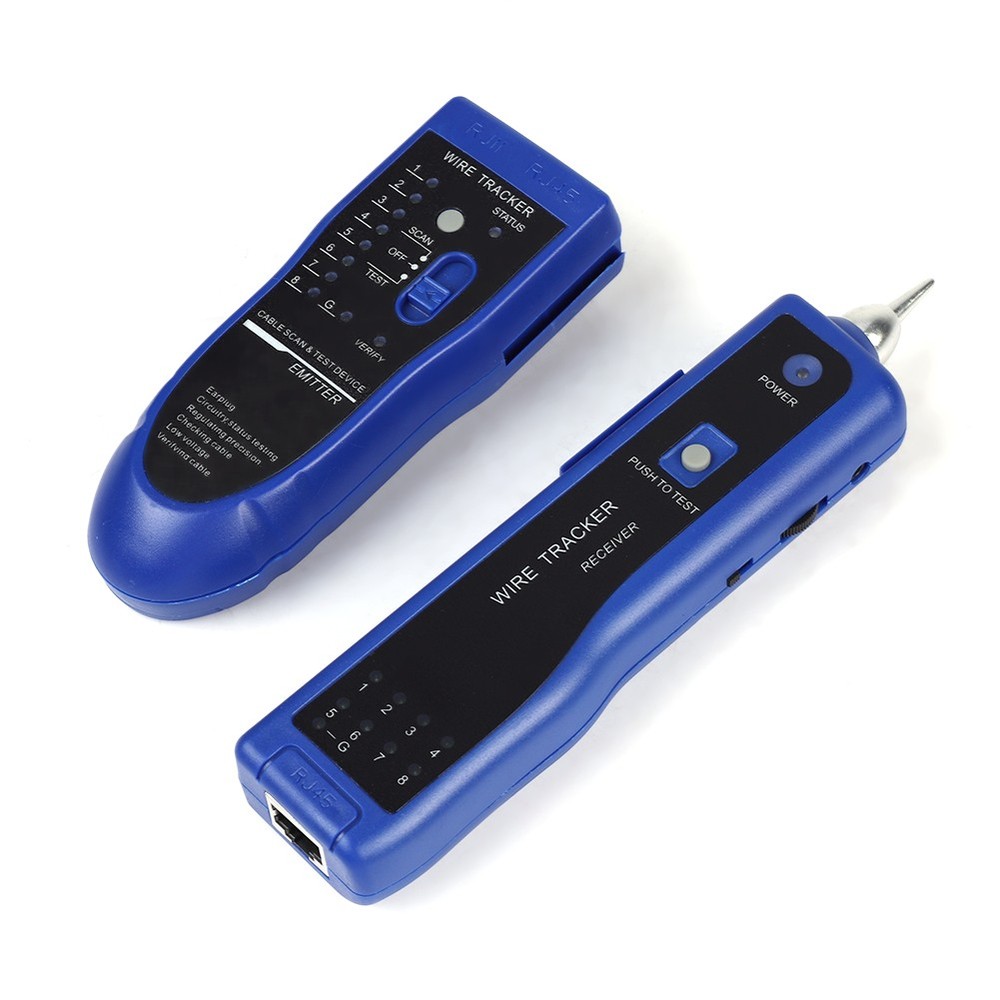 Handheld Rapid LAN Network Cable Tester Line Finder Wire Tracker Tool 1 Blue