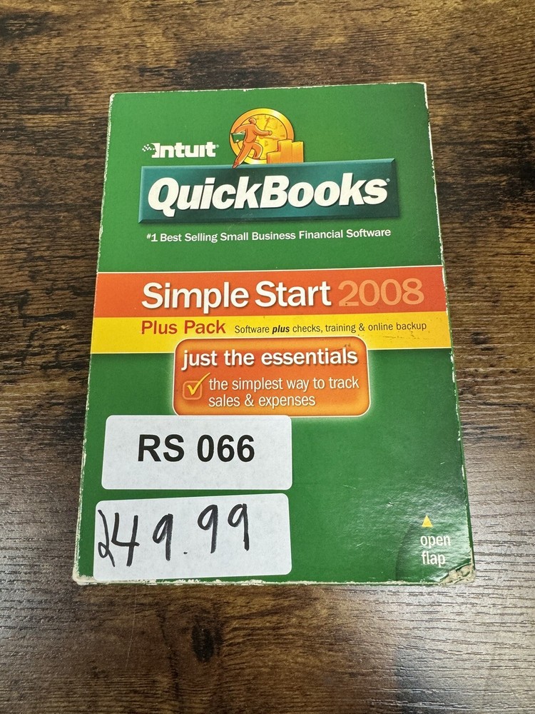 Intuit QuickBooks Simple Start 2008 – Used