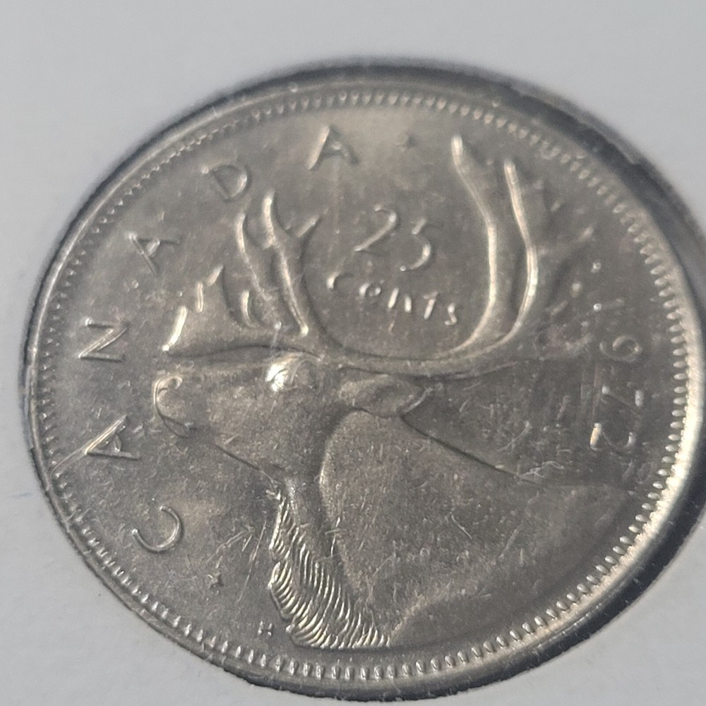 1972 CANADIAN QUARTER ( Mint)