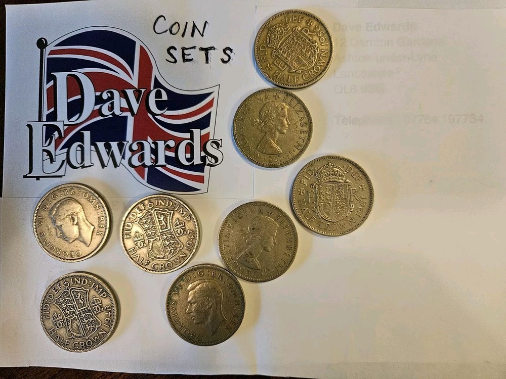 Pre decimal British coin sets