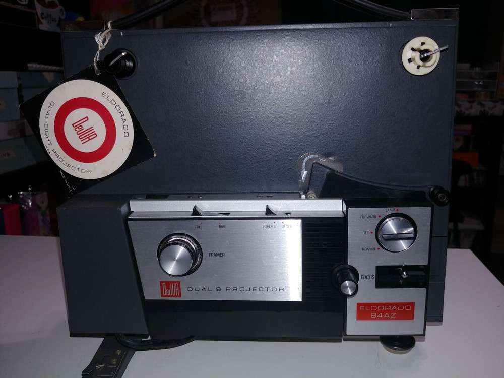 DeJur Eldorado 84 AZ Dual Eight Projector **WORKS**