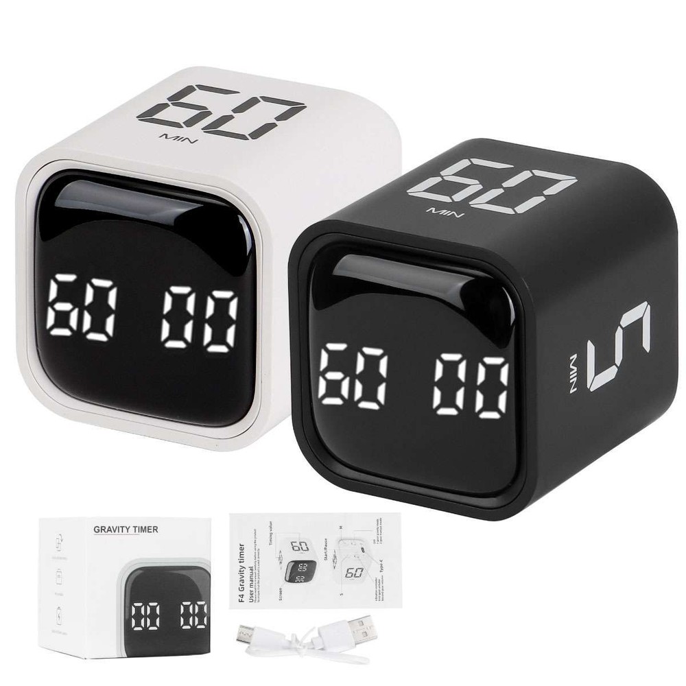 Cube Timer Gravity Sensor Setting Management Flip Timer Game Timer for Exercise