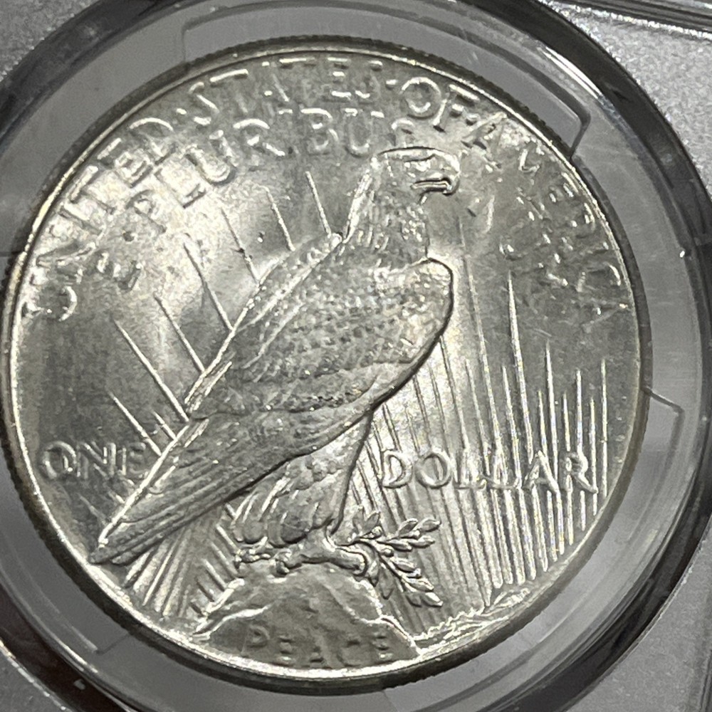 1927 $1 Peace Dollar PCGS MS63