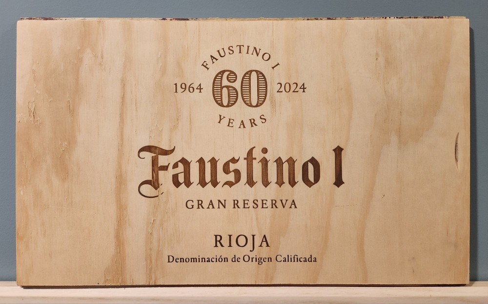 Wine Wood Crate Faustino Rioja Gran Reserva Panel
