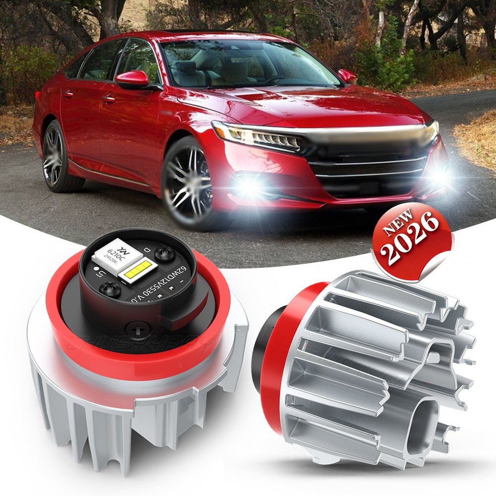 2x L1B WHITE 6000K LED Fog Light Bulbs For 2021 2022 2023 2024 Honda Accord