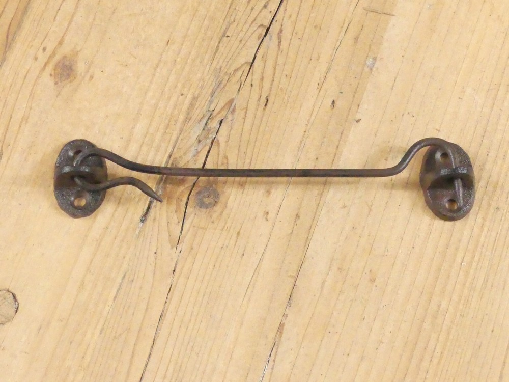 Rustic Latch Hook And Eye Screen Doors Fence Gate Chicken Coop Large Cast Iron