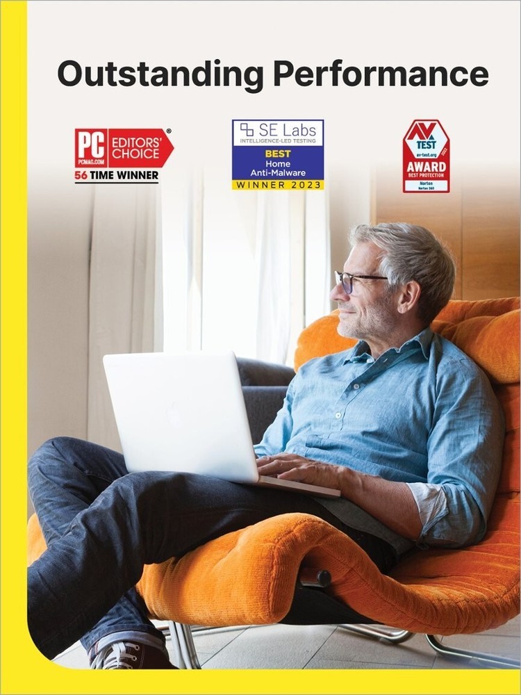 Norton 360 (3 Device) Internet Security Software + VPN (6 Month Subscription)