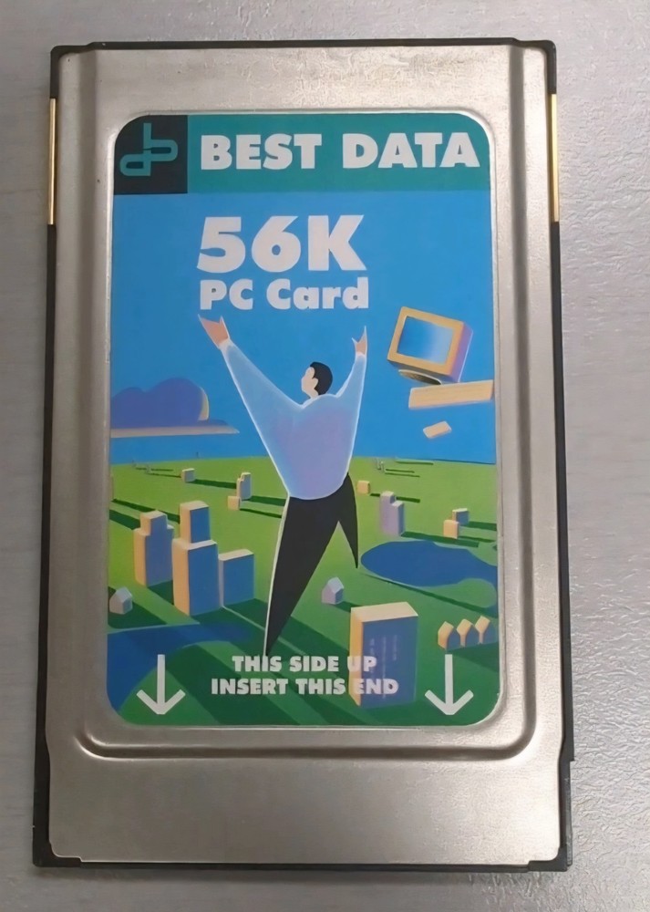 Best Data Fax Modem 56K PC Card