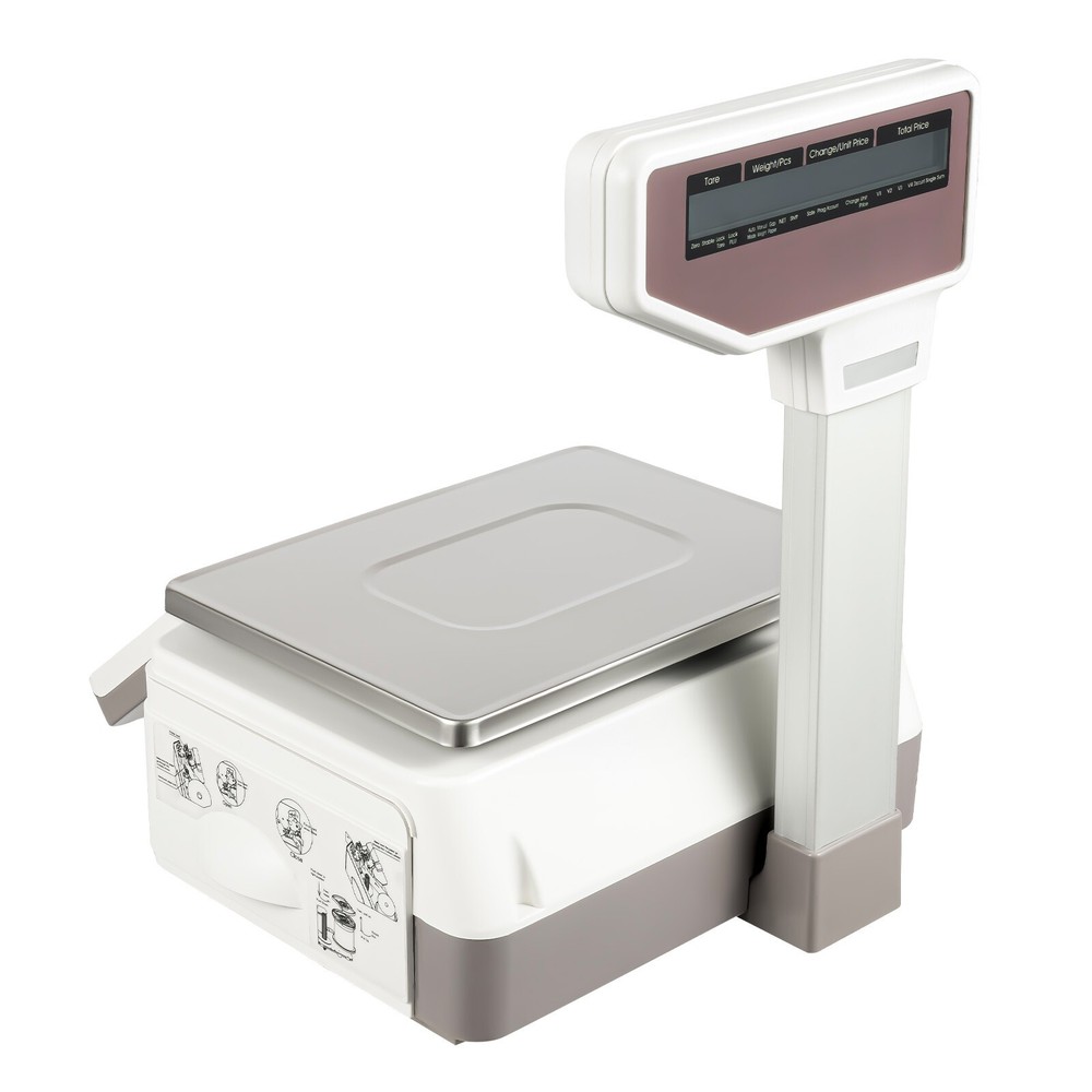 Electronic Weight Scale With Thermal Label Printer Digital Price Computing Scale