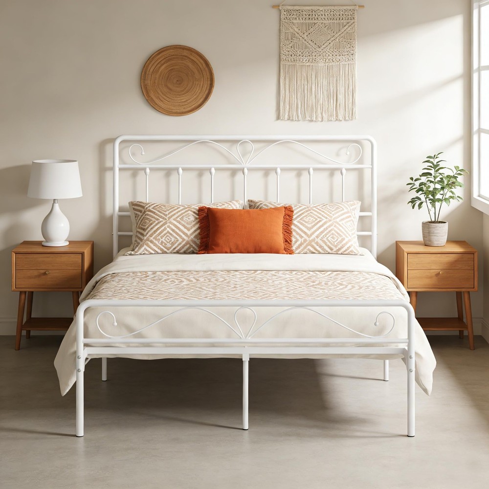 Elephance Full Size Headboard Only for Bed Frame,Victorian Style Platform Bed...