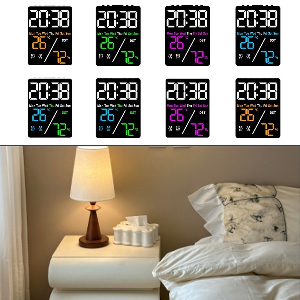 Digital Clock Multi-Function Electronic Clock For Office User-Friendly Interface