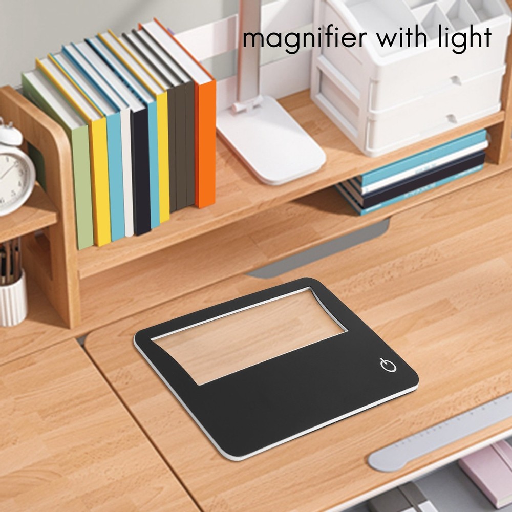 Credit Card Size Lighted 3X Magnifier Bundle Includes 2 Magnifiers, Each1811