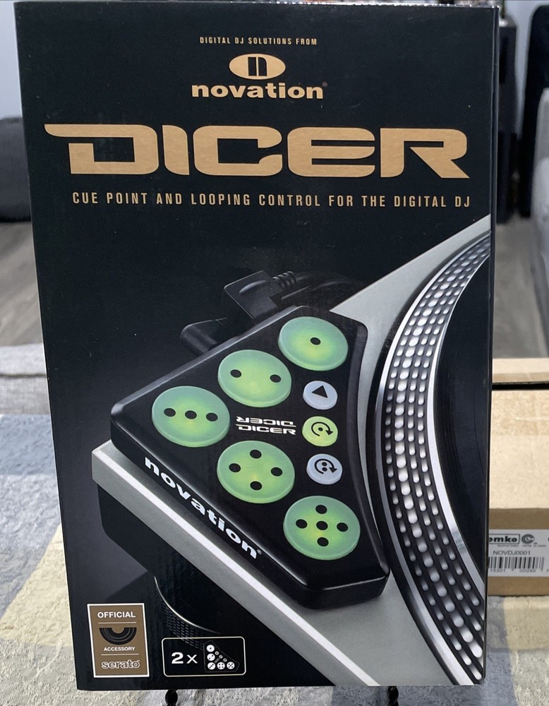 New Novation Dicer Digital DJ Controllers Cue Point Looping Control Serato Usb