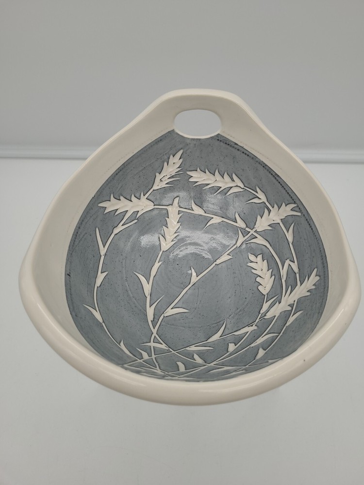 Mandy Henebry Pottery Bowl & Mug Signed Wheaton Grey