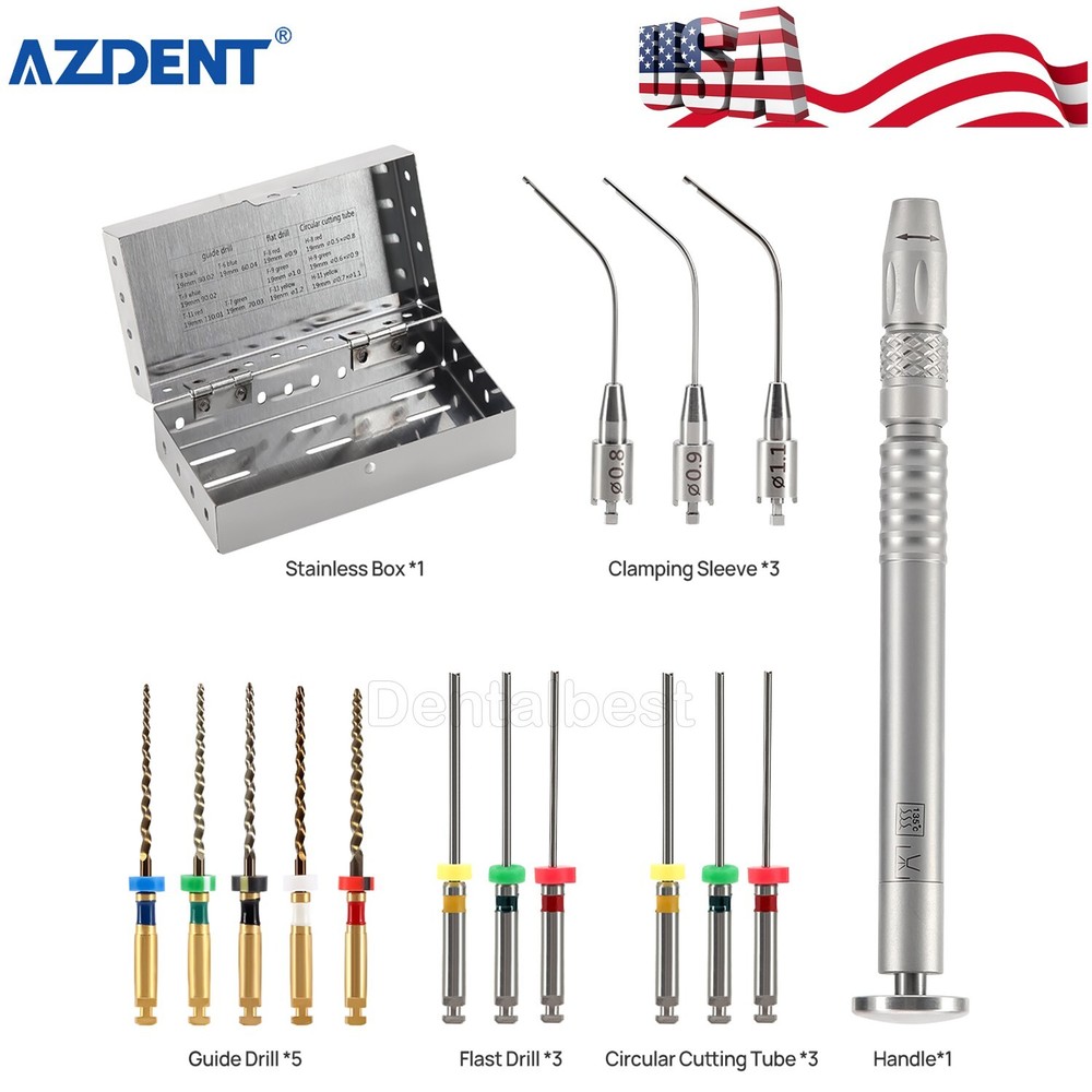 Dental Broken File Extractor Endodontic File Removal System Kits Endo Root Canal