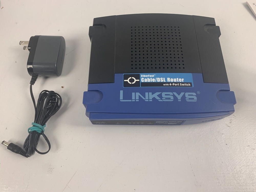 Linksys Etherfast Cable/DSL Router with 4-Port Switch Model BEFSR41 ver 4.3