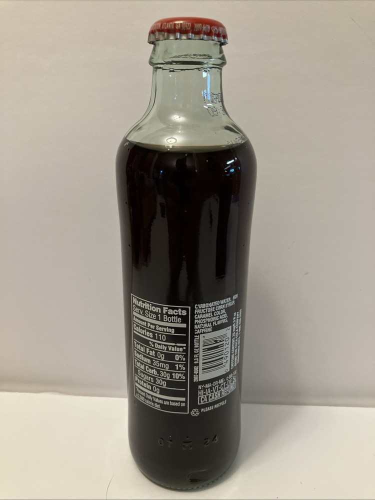 Coca Cola Bottle Anniversary Full 9.3 Ounce