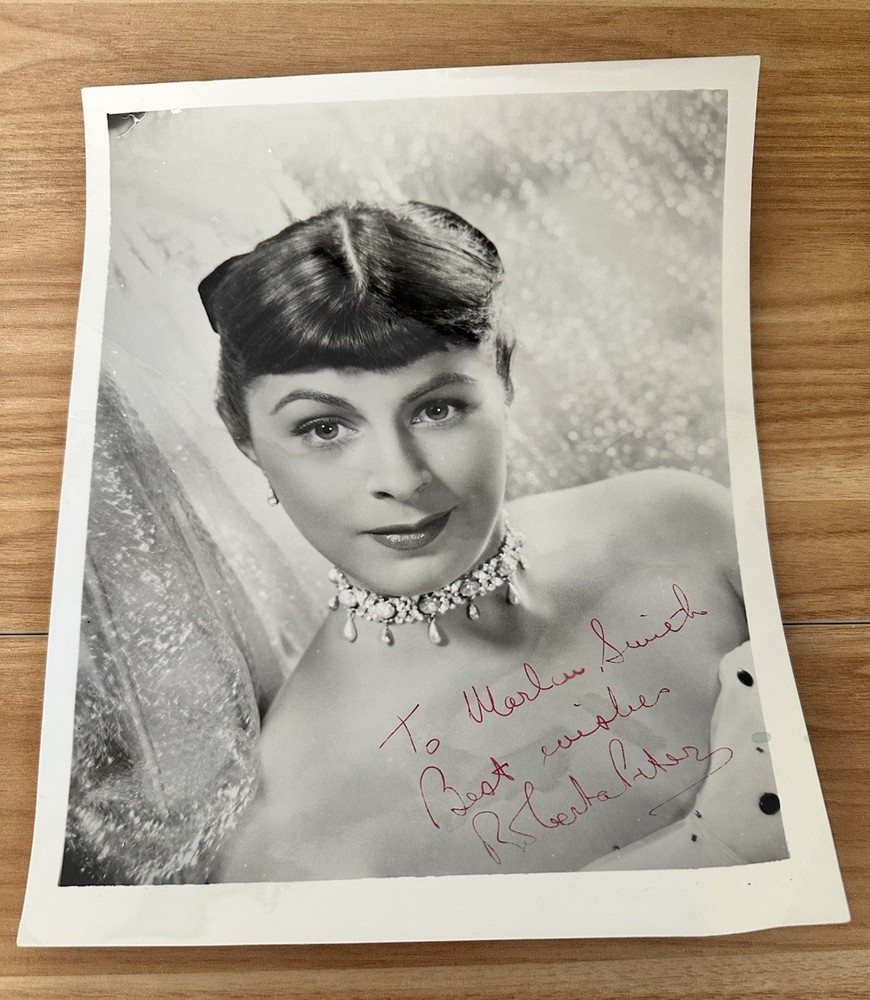 Two Signed Roberta Peters Headshots