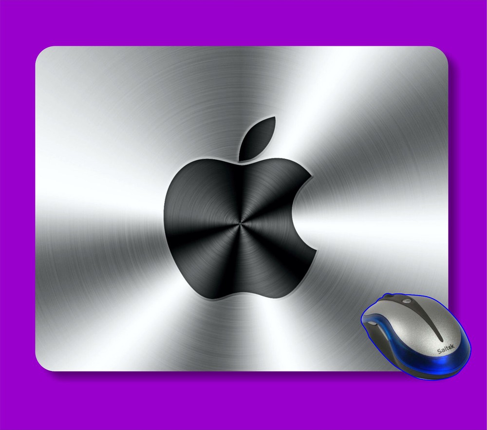 Gaming Mouse Mat Pad Non-Slip Rectangle Mousepad Designs For Computer apple 109