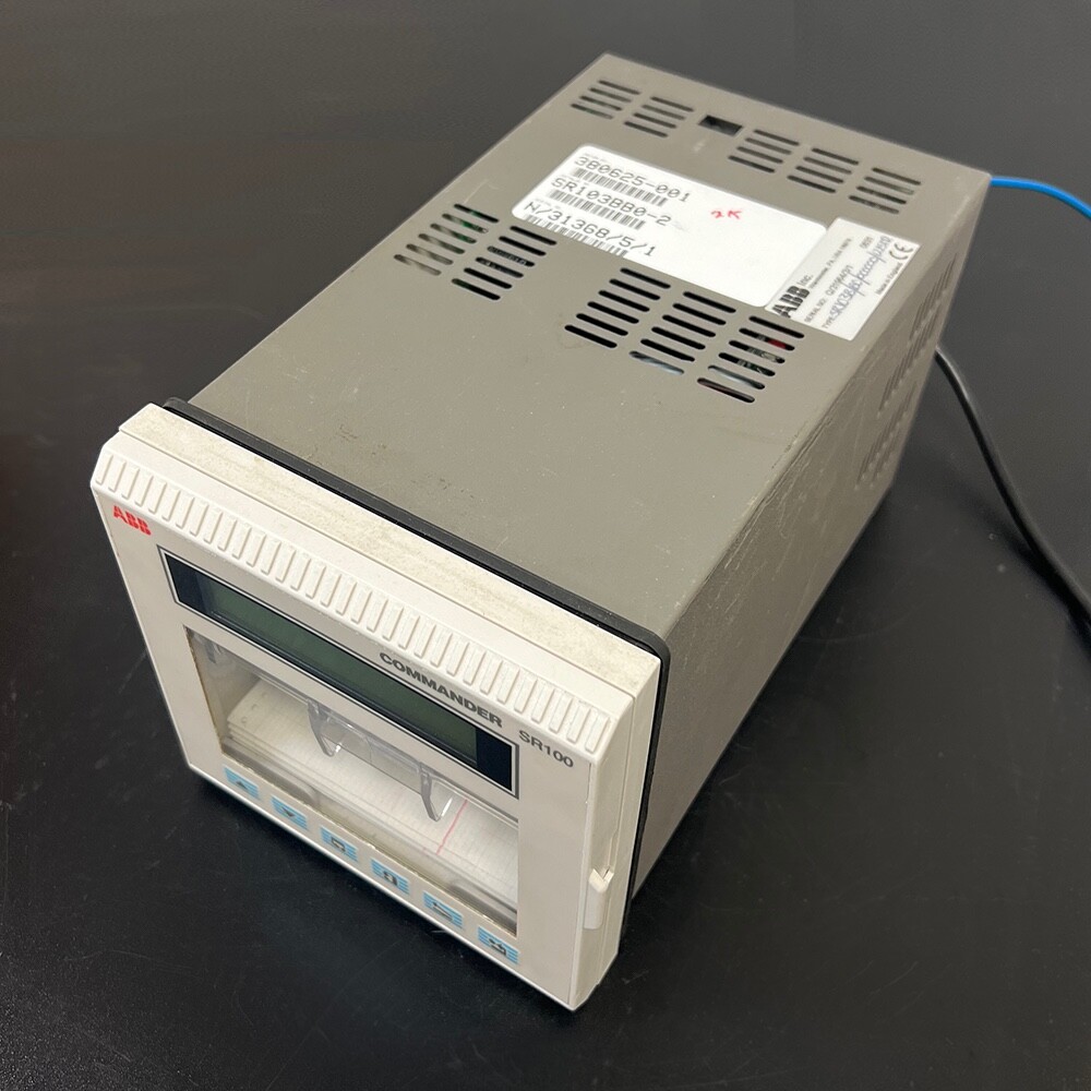 ABB Commander SR100 Strip Chart Recorder, Temperature Process Recorder, SR103B