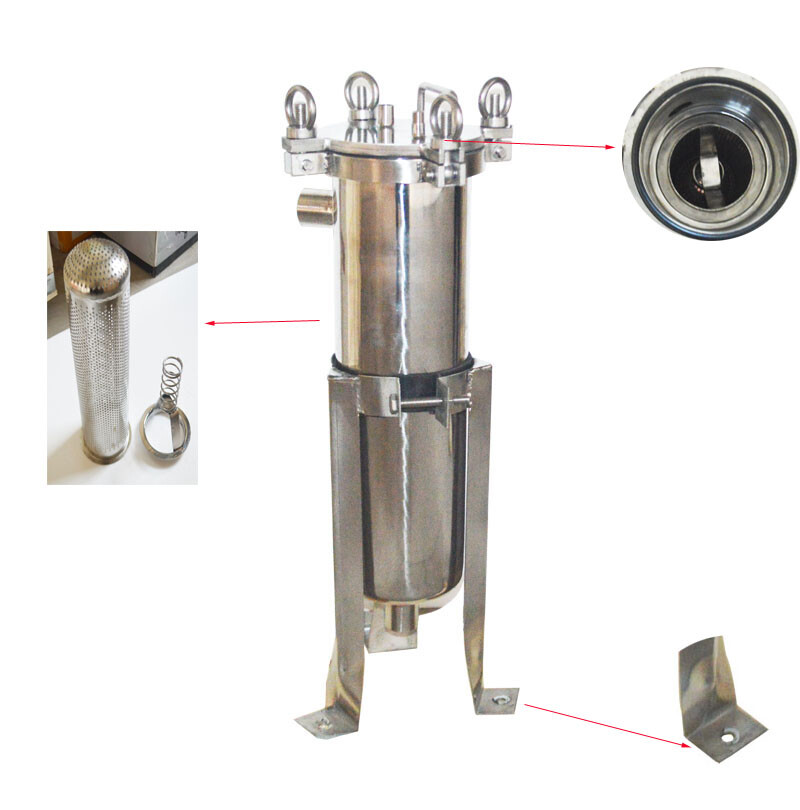 #4 Stainless Bag Filter Housings Multi-Filter 1” NPT 120 psi Precise Machine USA