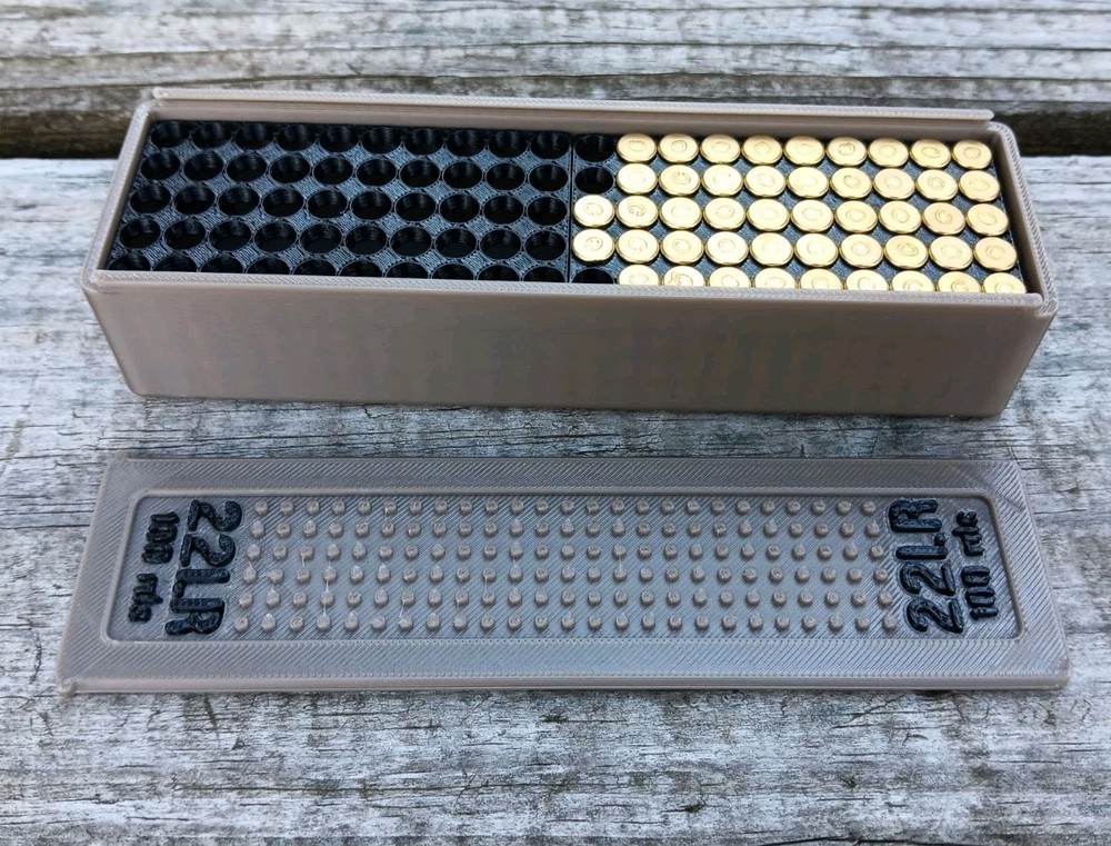 22LR Ammo Box 100rd Capacity (3 Pack)