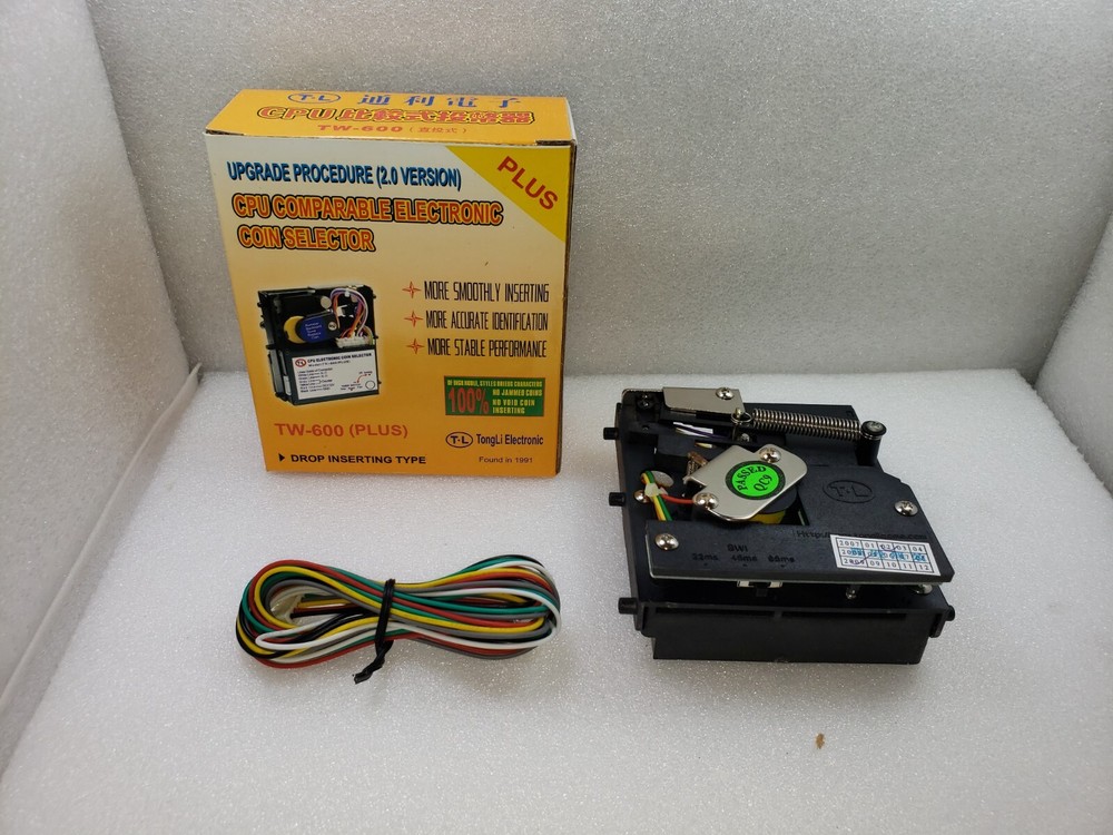 Coin Selector TW-600 (CPU comparable) for Arcade Machine Video Game Arcade Parts