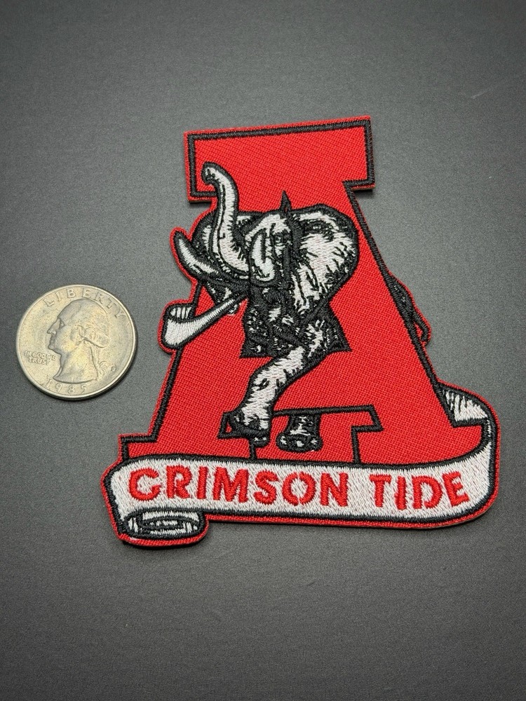 Alabama Crimson Tide Embroidered Iron On Patch