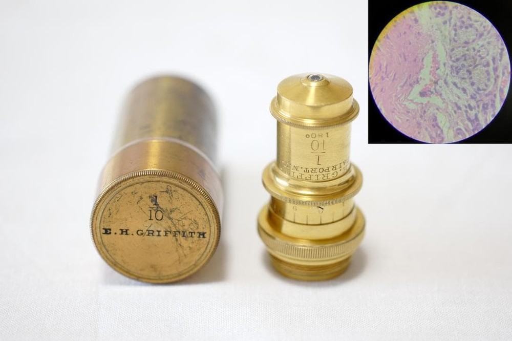microscope antique Bausch & Lomb "Griffith Club" Microscope