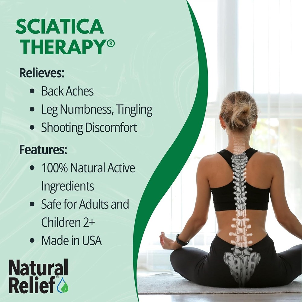 The Relief Products Sciatica Therapy Fast Dissolving Tablets - 100% Natural...