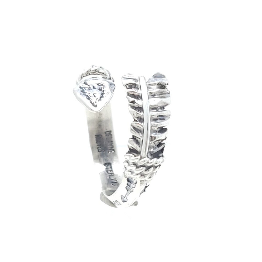 Delayne Reeves Navajo Sterling Silver Arrow Ring Adjustable Triangle Wire