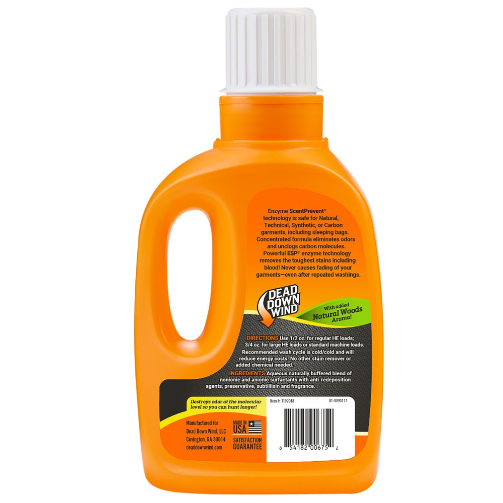 Dead Down Wind Natural Woods Odor Eliminating Laundry Detergent